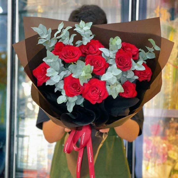  Bó hoa hồng đỏ - 606 